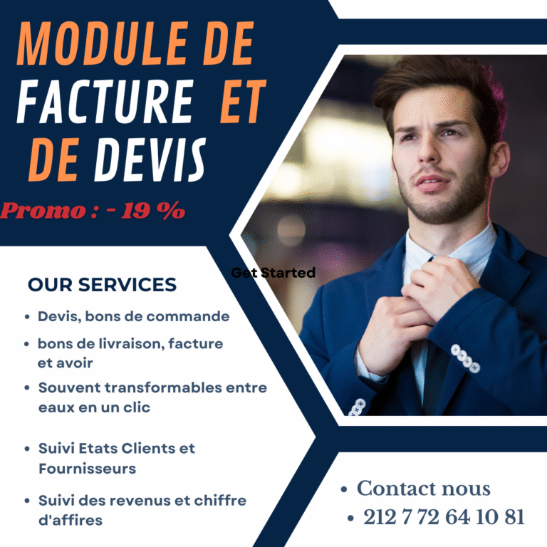 module de devis logiciel de facturation Maroc