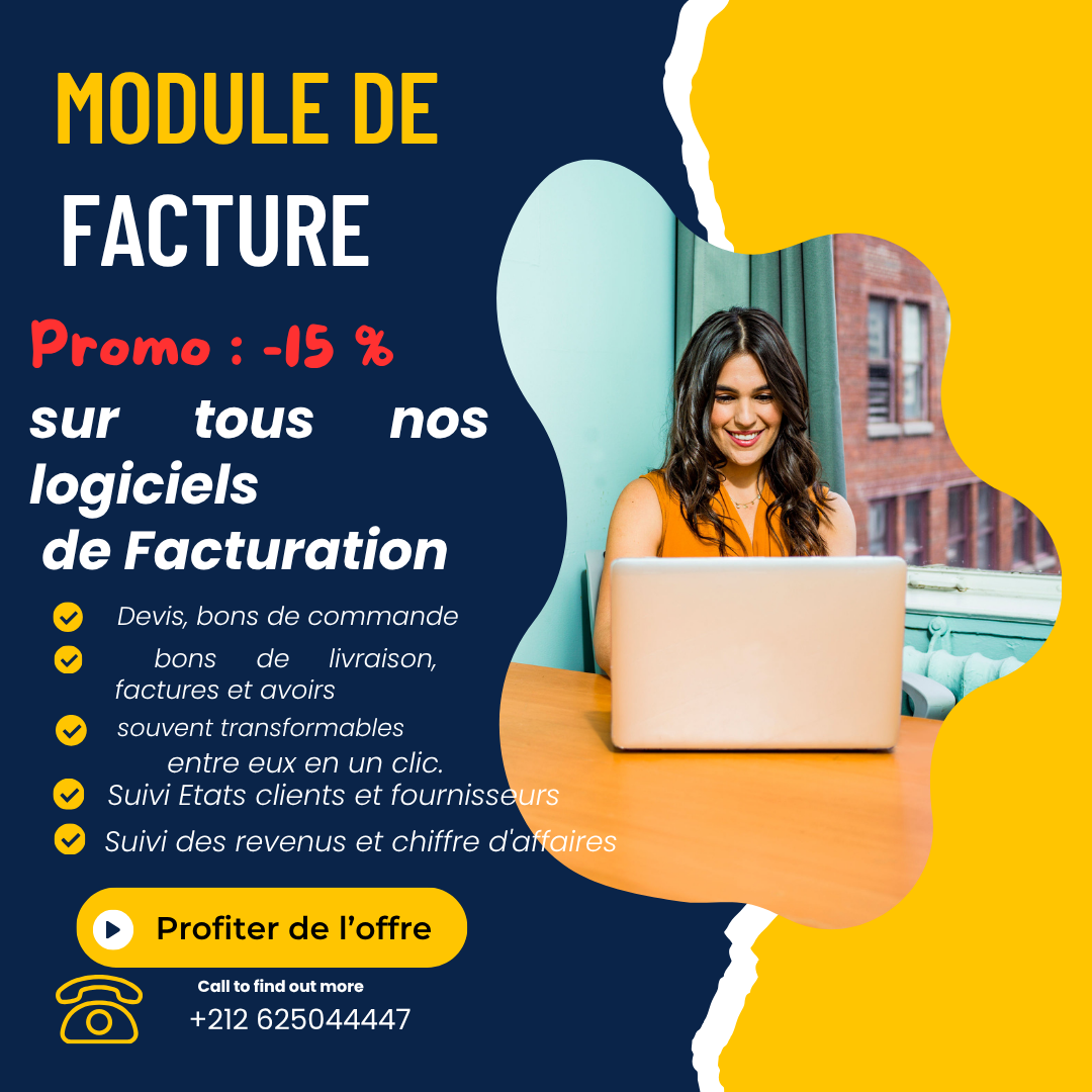 module de facture logiciel de facturation Maroc