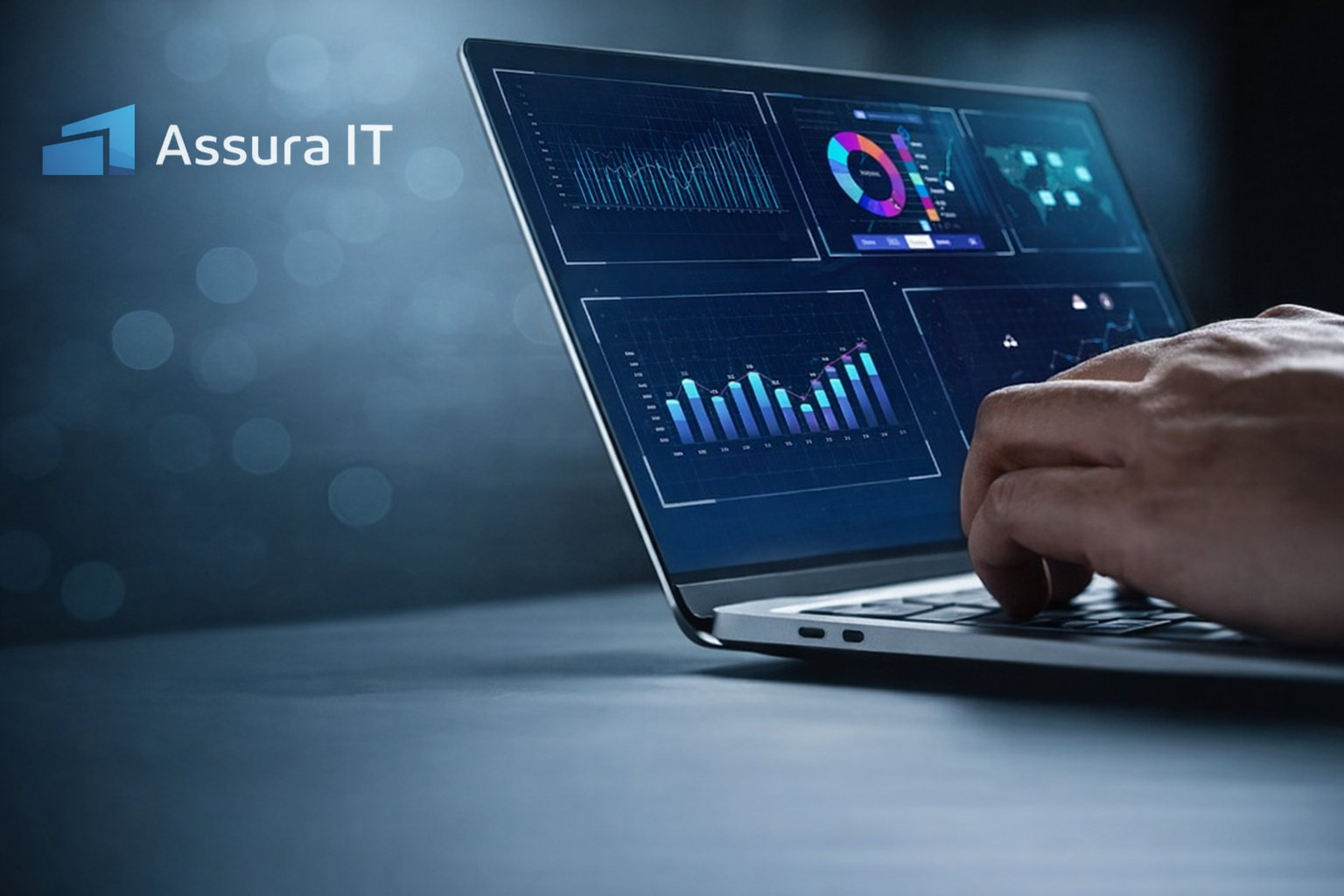 Interface du logiciel de gestion Assura IT pour PME