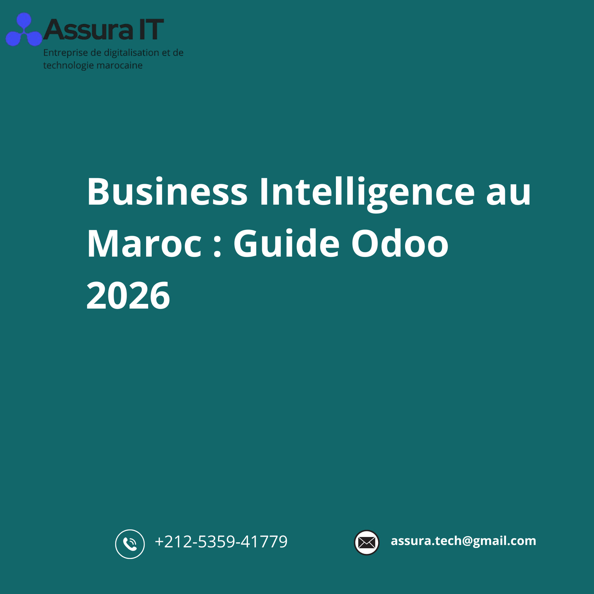 Business Intelligence pour entreprises marocaines équipées de ODOO