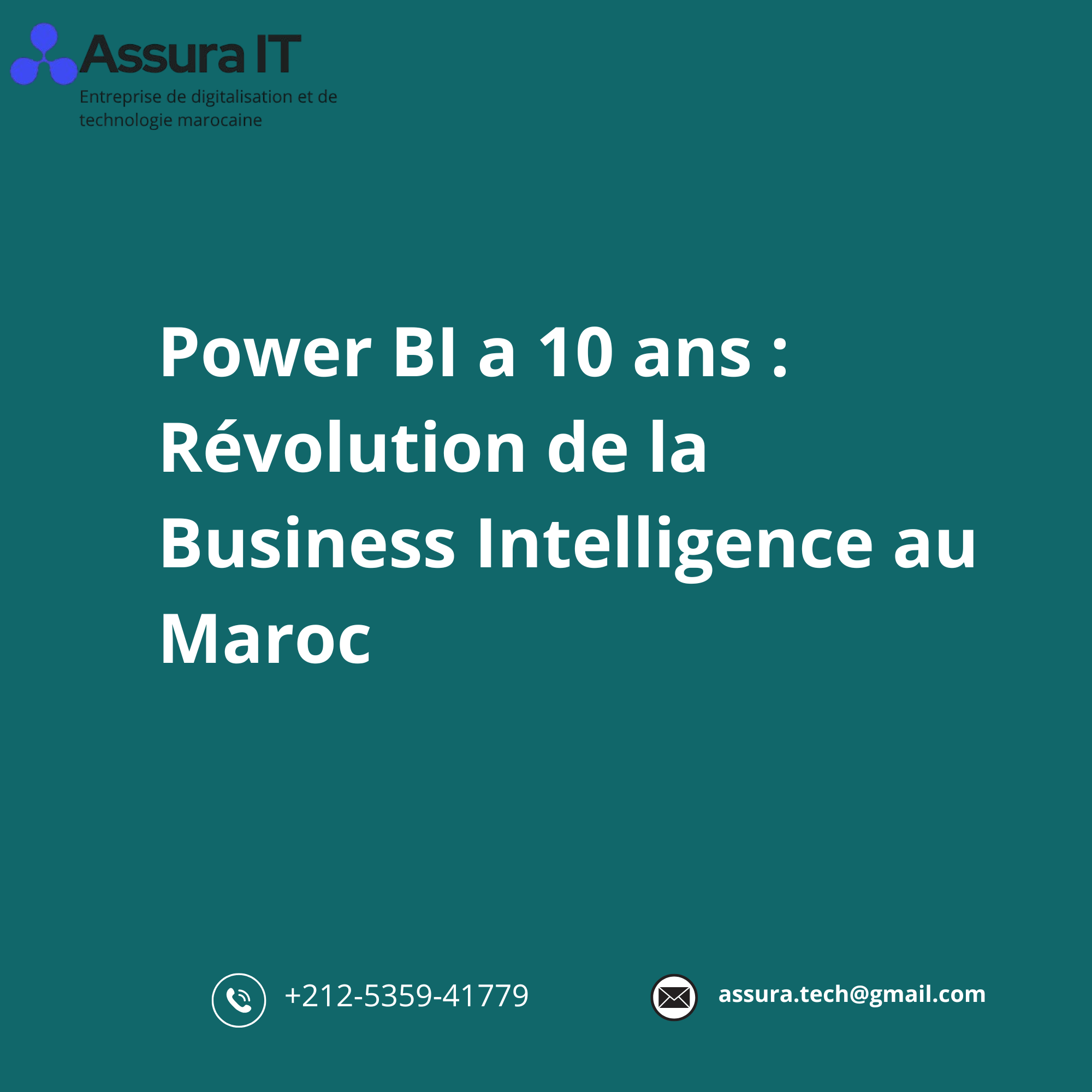 10 ans de Power BI et Business Intelligence au Maroc