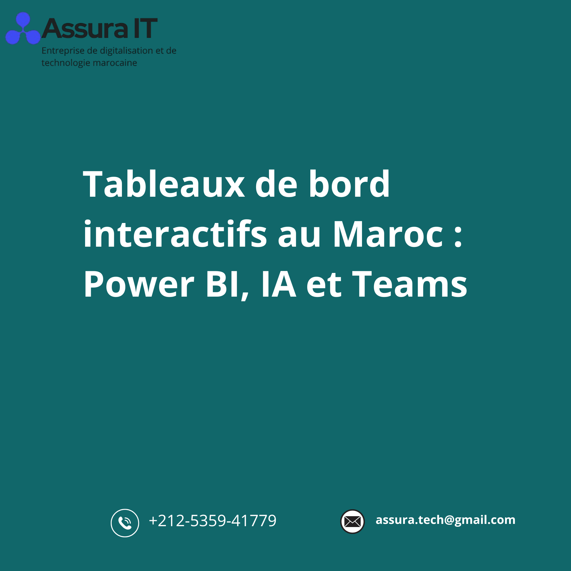 Tableaux de bord interactifs au Maroc