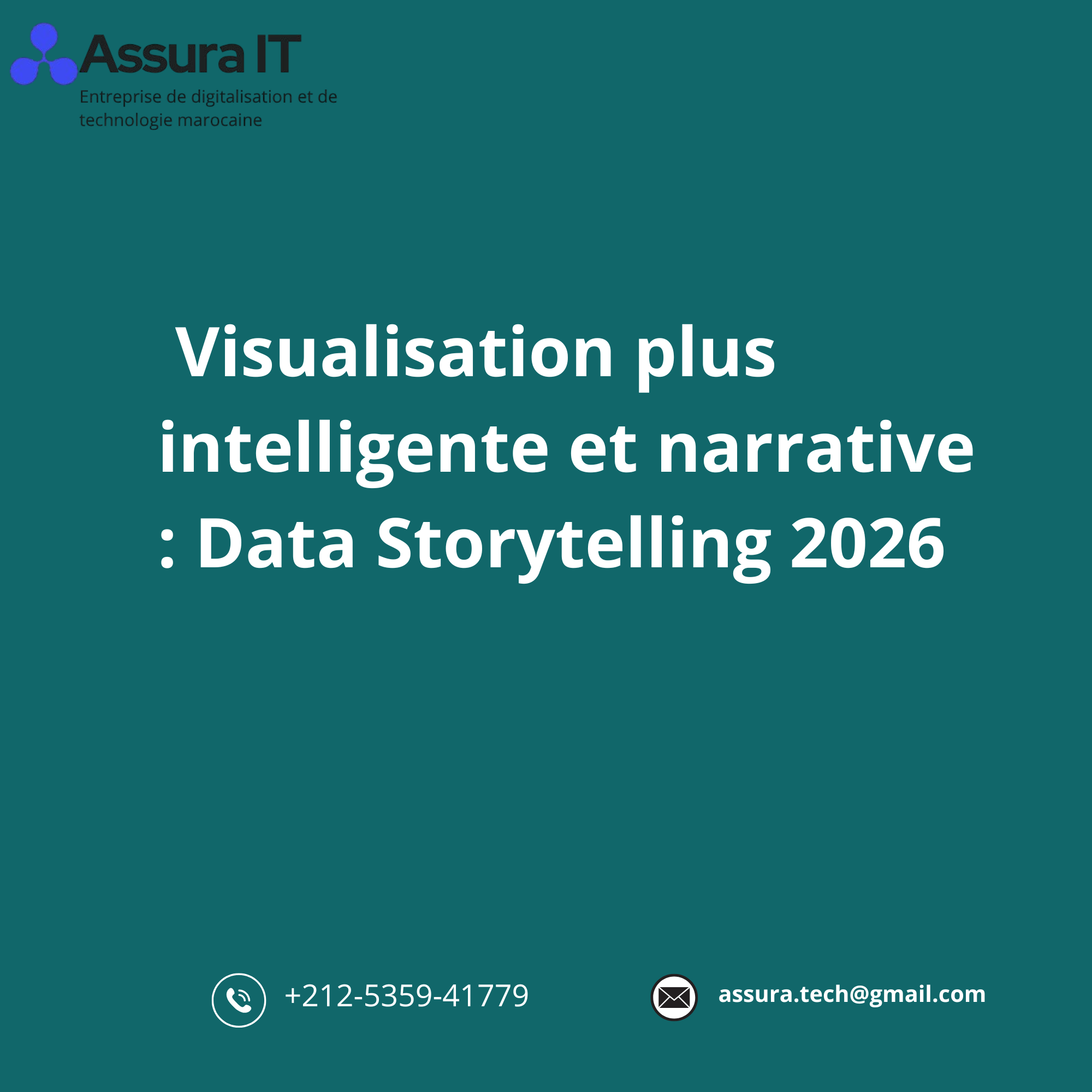 visualisation plus intelligente et narrative