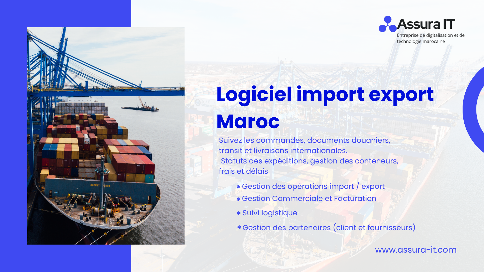 Logiciel import export Maroc